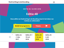 Tablet Screenshot of dagindebranding.nl